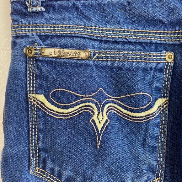 M Vercaro Womens Jeans 30" x 31" High Waist Deep Pockets Western Straight Legs - Picture 8 of 12